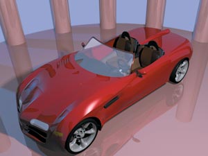 Фотореалистичное изображение модели, созданной в T-FLEX CAD