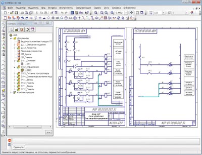 КОМПАС-Электрик V10 Std: проектирование схемы электрической принципиальной в редакторе схем и отчетов