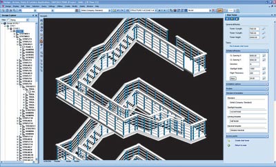 Рис. 9. Создание сложной конфигурации лестницы