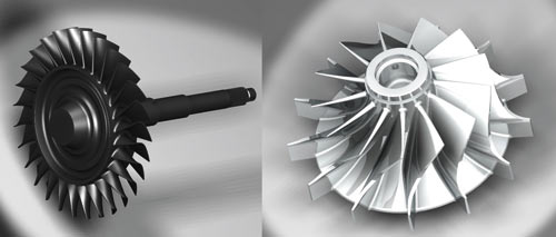 Рис. 1. 3D-модель вала-ротора