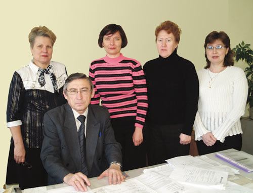 Служба ОГТ (слева направо): Т.В. Королькова, А.М. Нестеров,