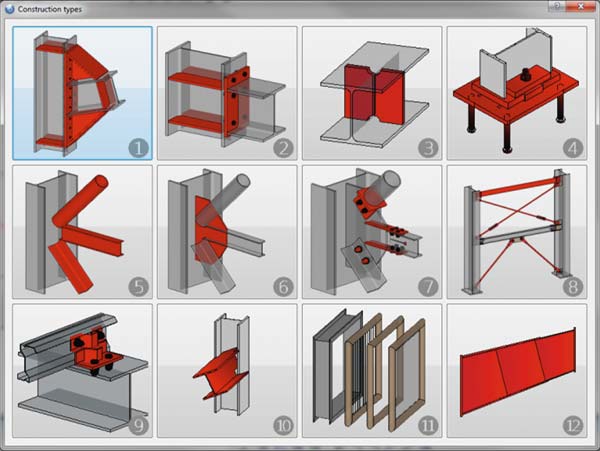 Рис. 4. Технология для проектирования строительной части и металлоконструкций AVEVA Bocad
