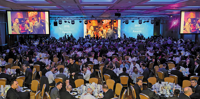 Грандиозный гала-ужин предшествовал церемонии награждения победителей конкурса Be Inspired 2015