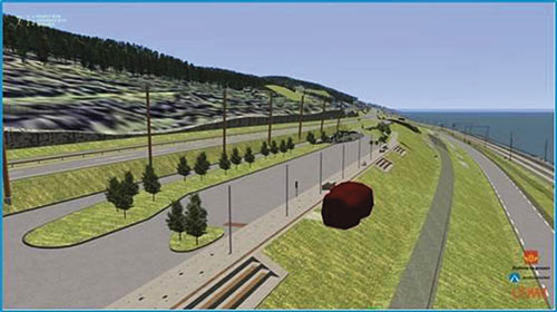 Рис. 13. Объединенный проект по шоссе E6/линии железной дороги Dovre (Норвегия)