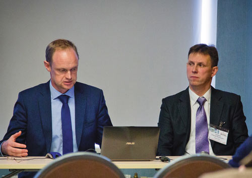 Роман Комаров, Газпром-Нефть, слева и Алексей Хабаров, Бюро ESG
