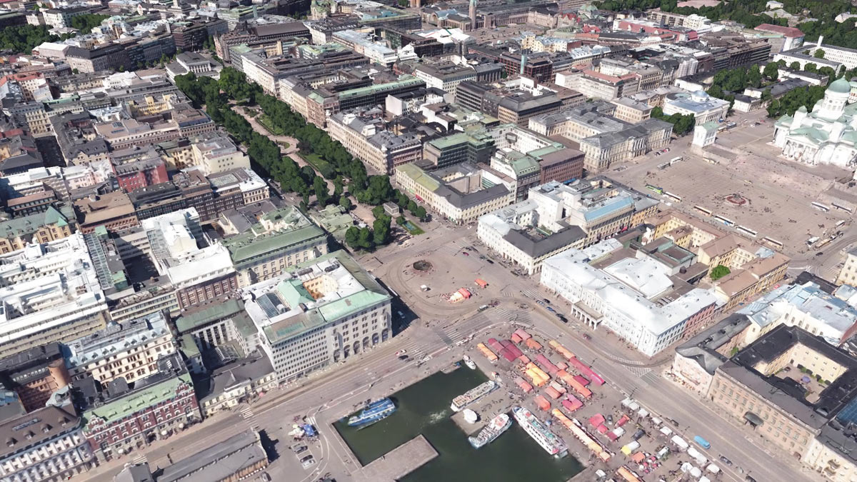 Хельсинки использует решения Bentley для создания 3D-модели города