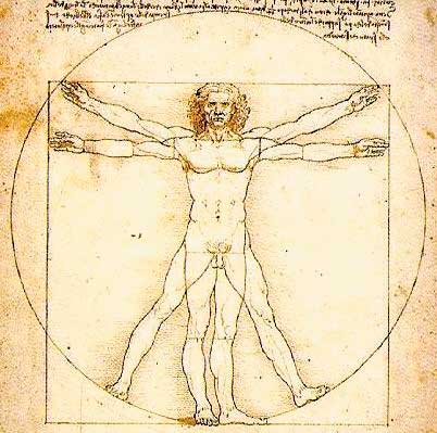 Рис. 10. Рисунок Леонардо да Винчи