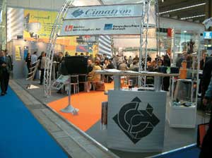 Рис. 1. Стенд фирмы Cimatron Ltd на выставке Euromold-2003