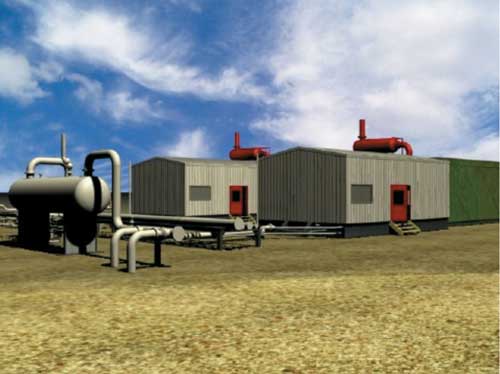 Western Gas использует AutoCAD, COADE CadWorx и Autodesk Viz Render для визуализации компрессорной установки пластового газа в угольном бассейне Паудер Ривер (Powder River Basin) в Вайоминге