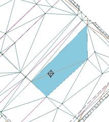 Рис. 6. Варианты удаления отдельных треугольников поверхности: а) выбор треугольников с общей вершиной; б) выбор треугольников с общей гранью; с) выбор отдельного треугольника