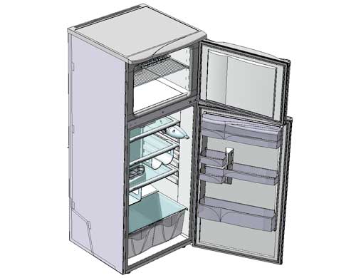 За лучший проект потребительского товара, ООО «СЭПО-ЗЭМ» (г.Саратов). Проект «Холодильник двухкамерный “Саратов-265”»
