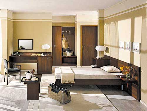 Рис. 1. Интерьер гостиничного номера с мебелью серии «Диана», которая была спроектирована в T-FLEX CAD в качестве пилотного проекта