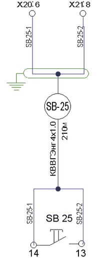 Рис. 5. Типовая сема подключения полевого прибора
