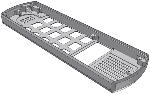 Рис. 1. Модель детали, выполненная в CAD-системе
