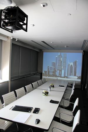 Система стереовизуализации Arbyte VizioCenter в переговорной комнате компании «Капитал-Групп»