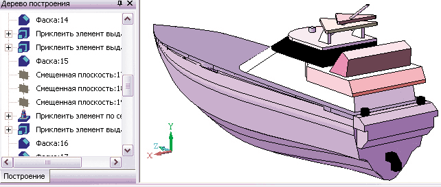 Модель судна