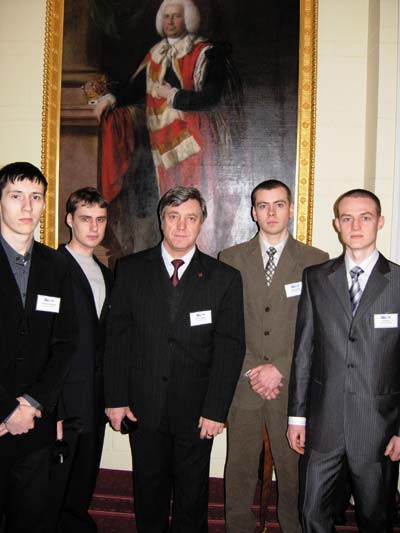 Представители Пензенского государственного университета на церемонии награждения победителей студенческого конкурса Delcam plc в посольстве Великобритании