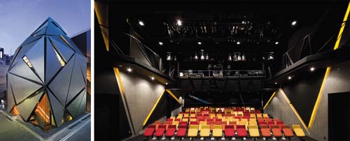 Театр Jimbocho, Tomohiko Yamanashi, NIKKEN SEKKEI Architectural Design, Токио, Япония