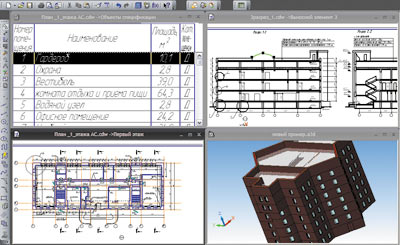 Информационная модель с применением Библиотеки проектирования зданий и сооружений: АС/АР