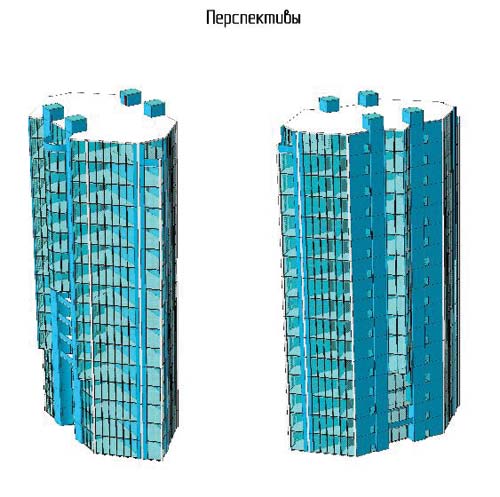 Рис. 13. Изображения трехмерной модели здания