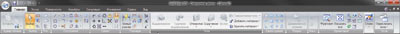 Ленточное меню Solid Edge с синхронной технологией и экран Microsoft Word Office 2007. Для полного соответствия данный интерфейс приобретен по лицензии у Microsoft