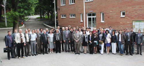 Участники и гости 1-й Российской университетской конференции Delcam в Самаре, июнь 2011 года