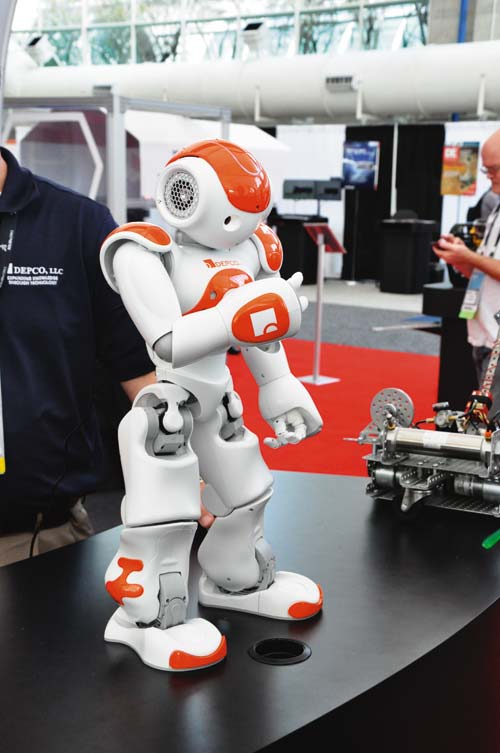 Робот Nao, созданный в SolidWorks компанией Aldebaran Technologies