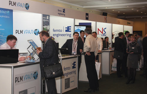 Выставка партнеров Siemens PLM Software вызвала большой интерес у участников форума