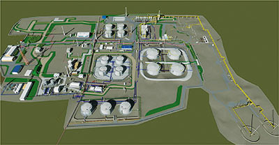 Комплексная трехмерная информационная модель обустройства нефтяного месторождения. ОАО «НижневартовскНИПИнефть»
