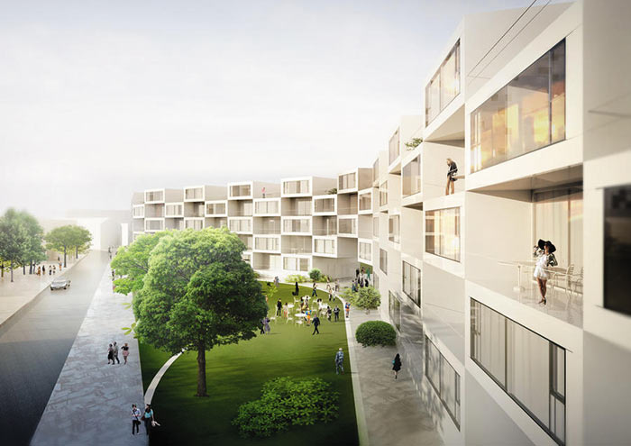 Проект жилого здания на территории DONG в Копенгагене — визуализация компании BIG