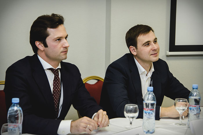 Станислав Дьяконов, руководитель отдела корпоративного лицензирования (слева), и Олег Илюкин, старший территориальный менеджер по России и СНГ