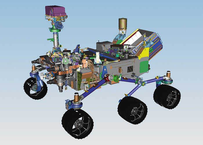 CAD- и CAE-модели марсохода