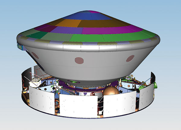 CAD- и CAE-модели капсулы с марсоходом