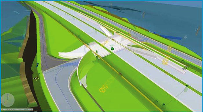 Рис. 13. Объединенный проект по шоссе E6/линии железной дороги Dovre (Норвегия)