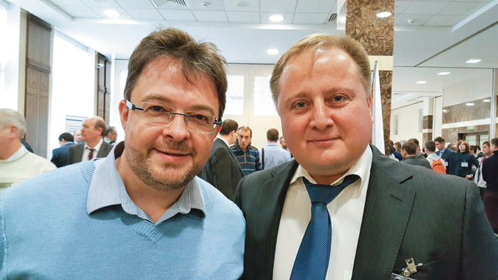 Александр Койфман и Андреас Вайсбеккер — бывший и нынешний руководители Intergraph PP&M Russia