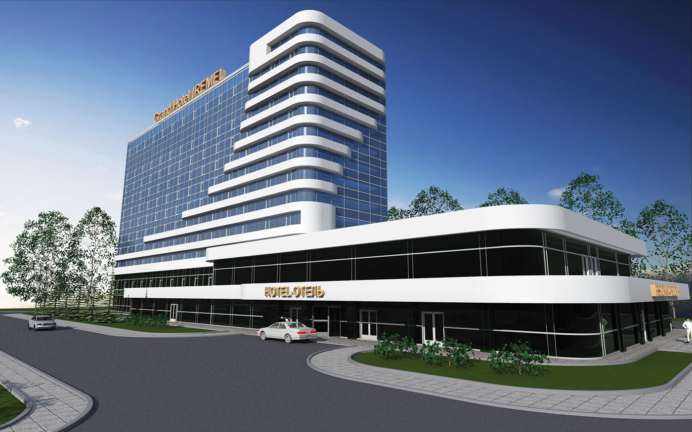 Проект здания гостиницы для Парк-Сити Урал