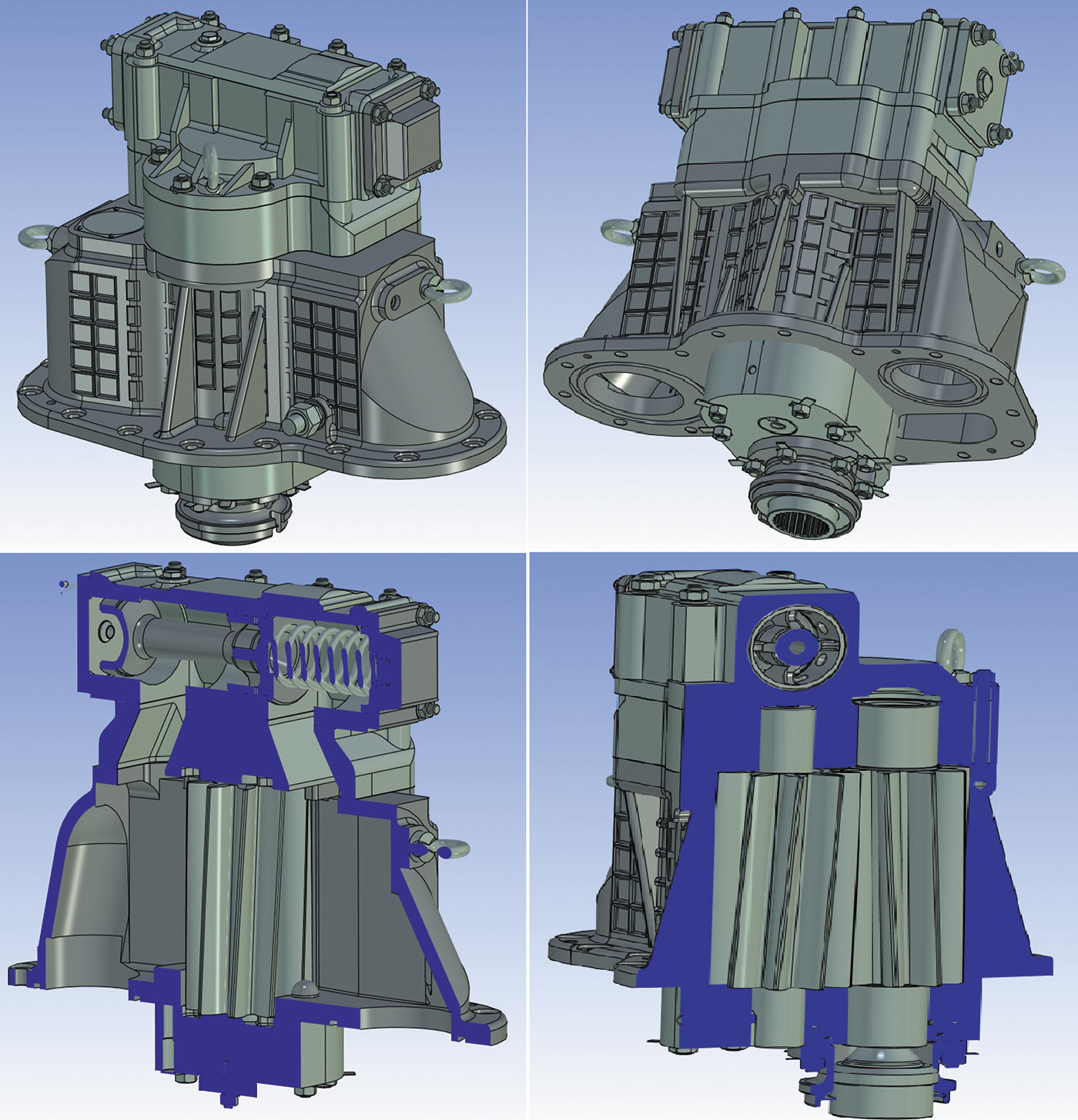 Рис. 19. 3D-модель изделия «Насос масла 74976СБ»