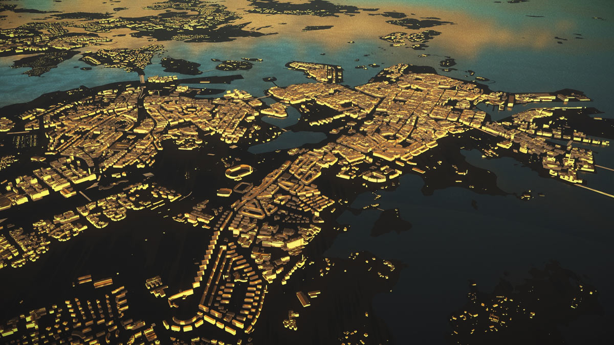 Трехмерная модель «Хельсинки 3D+» охватывает весь город