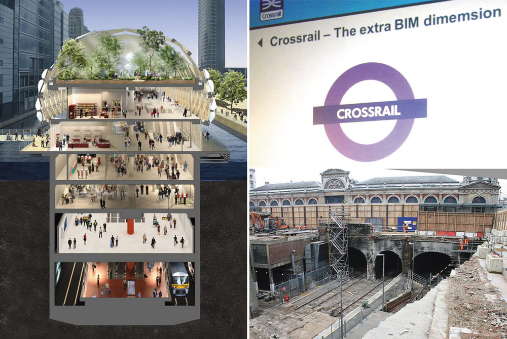 Успех проекта Crossrail привел к тому, что его стали называть 
«дополнительным измерением BIM» в Великобритании 
