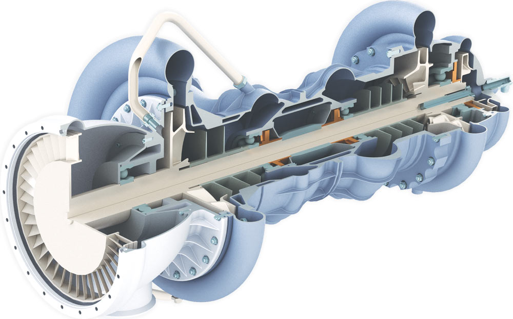 Модель жидкостного реактивного двигателя (ЖРД) в системе T-FLEX