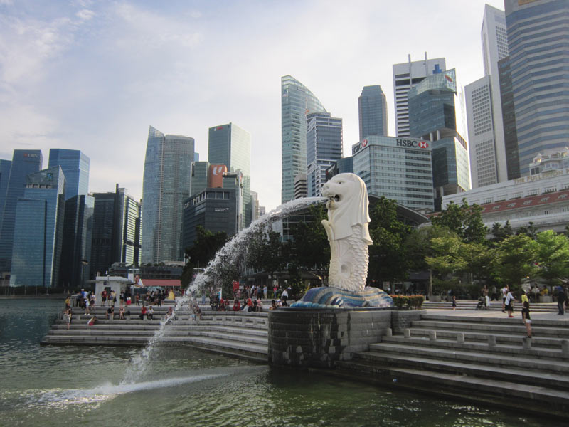 Рис. 7. Принцип деятельности фонда схож с работой знаменитого сингапурского фонтана «Мерлион» — деньги, «потраченные» на BIM, возвращаются и приносят новые деньги