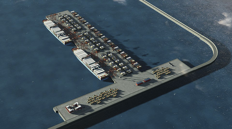 Проект: «Морской контейнерный терминал в Венеции». Компания: CCCC Second Harbor Consultants Co, Ltd/3TI Progetti, Италия