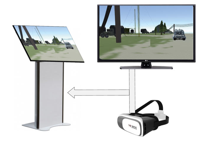 Рис. 5. Элементы виртуальной 3D-части интерактивного макета