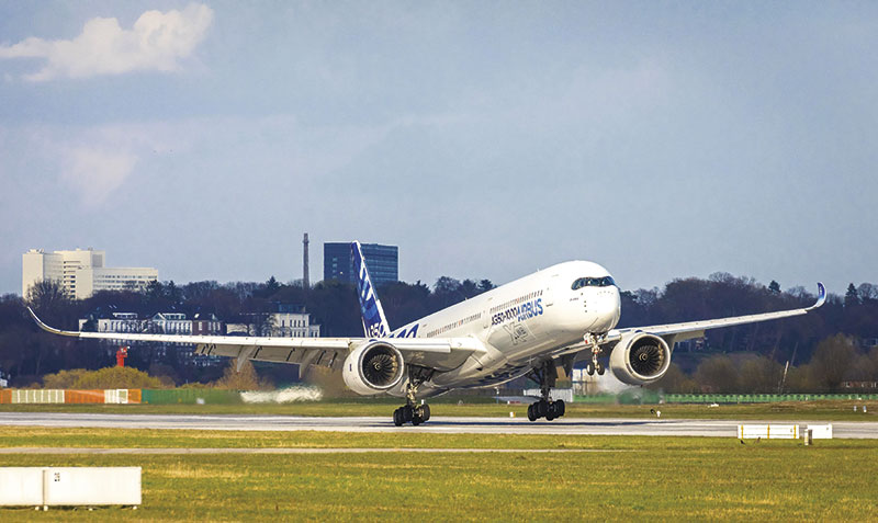 Благодаря технологиям Simcenter наземные вибрационные испытания самолета Airbus А350-1000 заняли всего два дня 