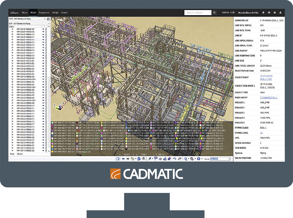 Определение монтажных пакетов работ 
для трубопроводов в CADMATIC eShare