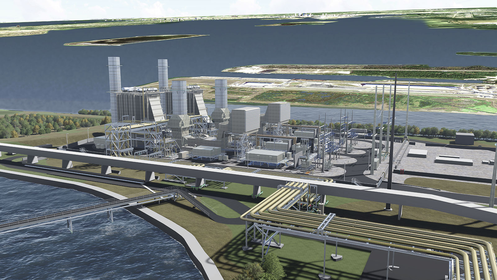 Инновационные технологии и эффективное сотрудничество обеспечивают модернизацию 
электростанции Big Bend в г.Тампа (шт.Флорида)
Изображение предоставлено компанией Sargent & Lundy