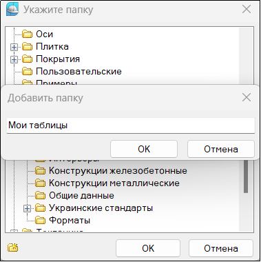 Рис. 38. Добавление новой папки