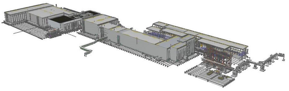 Цифровая информационная модель завода в Renga — результат пилотного проекта 
(Источник: InOneBuro)