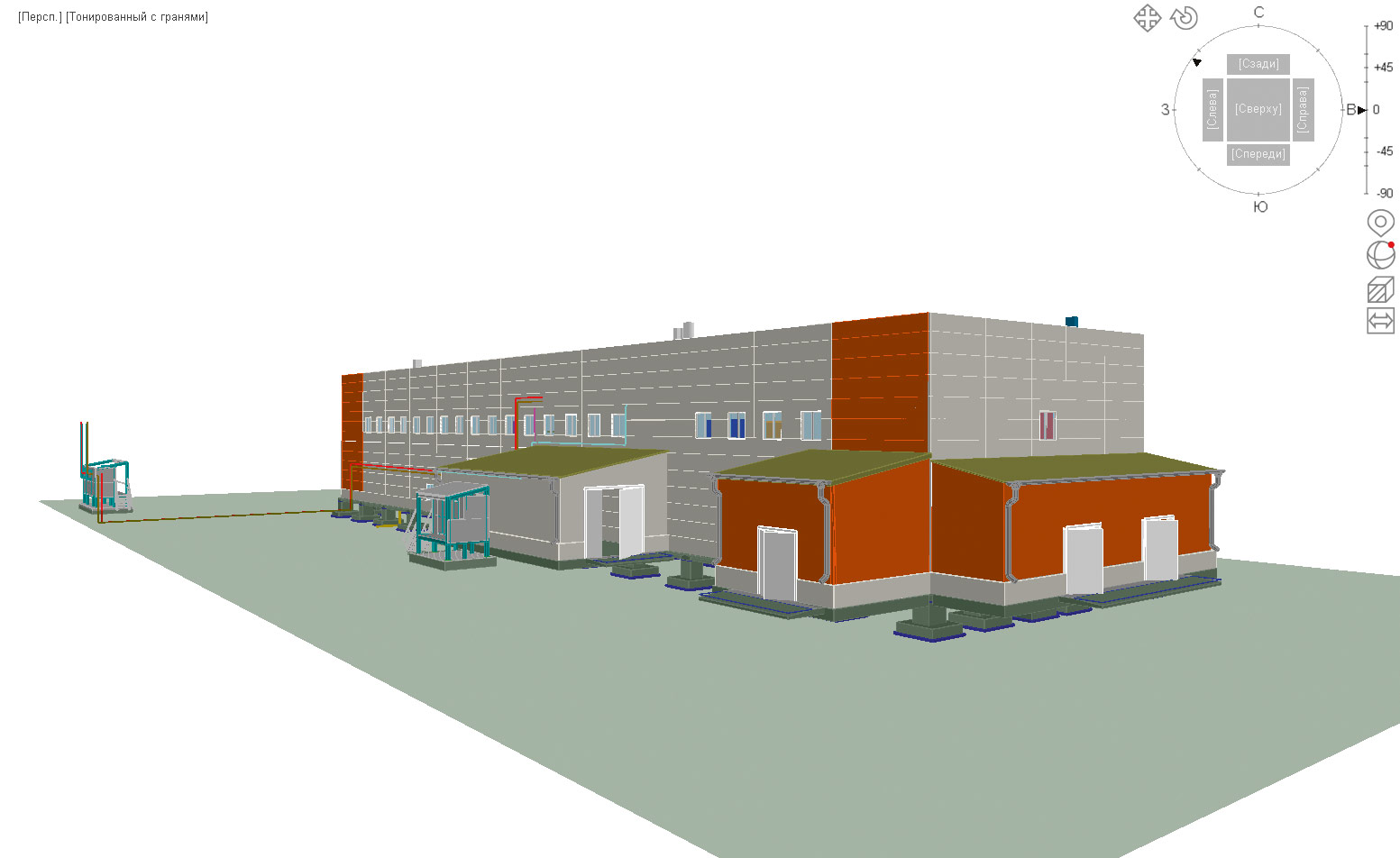 Рис. 1. Центральная химическая лаборатория в CADLib Модель и Архив