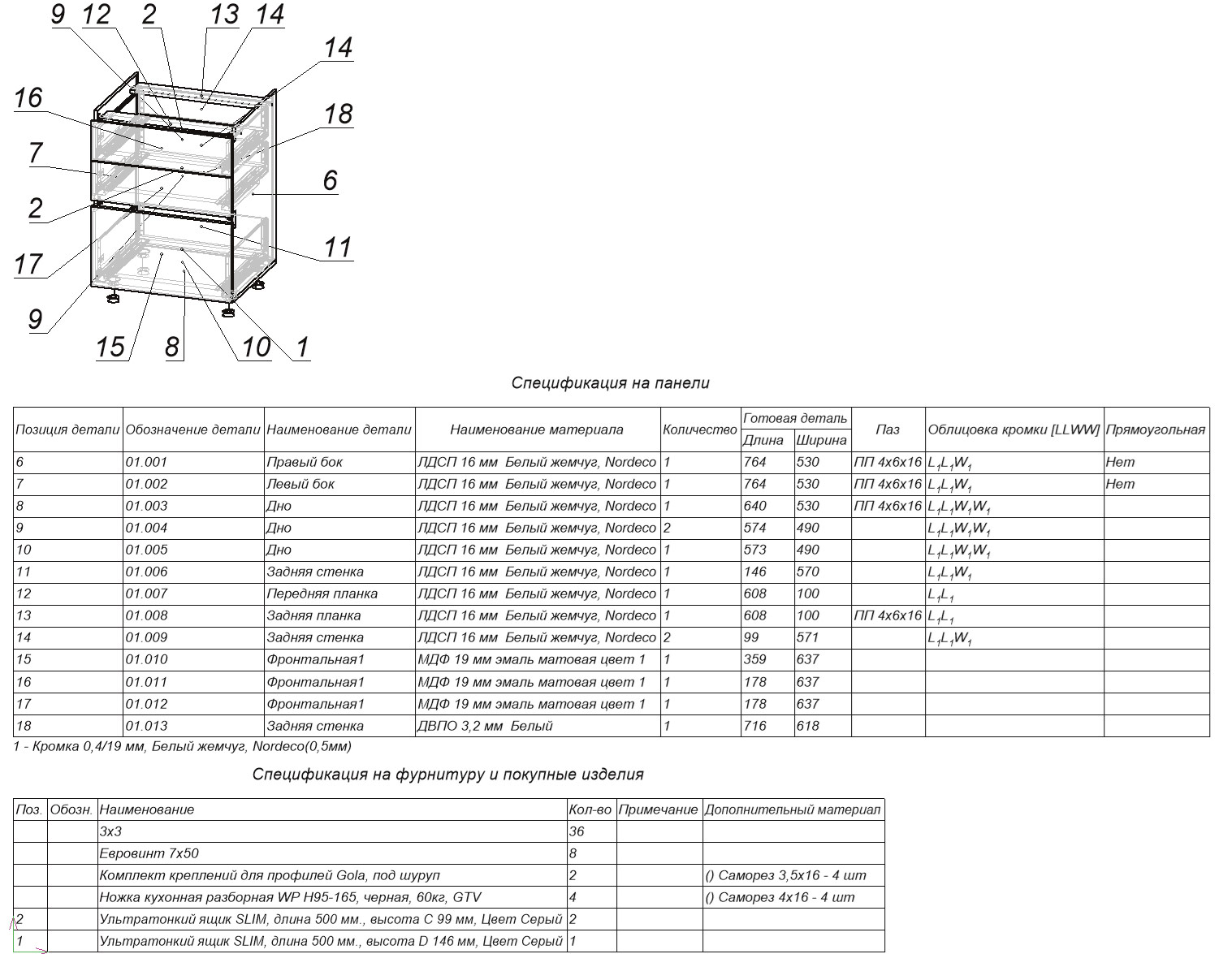 Спецификации